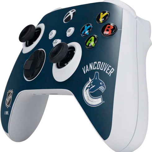 NHL Vancouver Canucks Distressed Xbox Series S Controller Skin