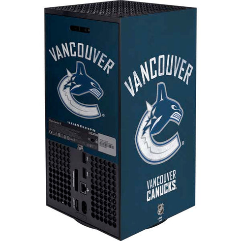 NHL Vancouver Canucks Distressed Xbox Series X Bundle Skin