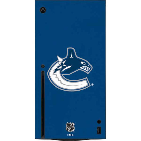 NHL Vancouver Canucks Distressed Xbox Series X Console Skin