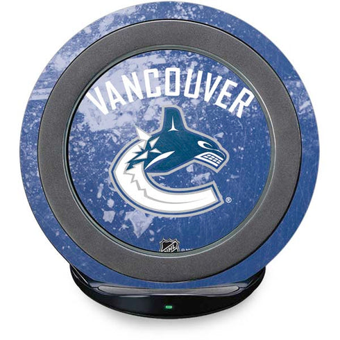 NHL Vancouver Canucks Frozen Fast Charge Wireless Charging Stand Skin