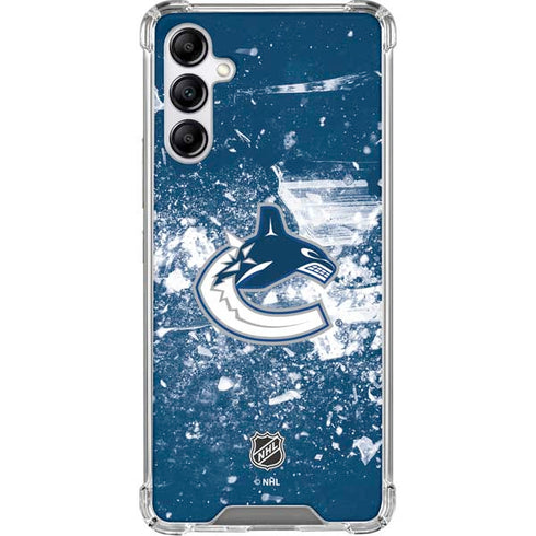 NHL Vancouver Canucks Frozen Galaxy A15 5G Clear Case
