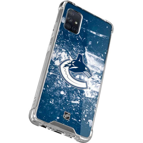 NHL Vancouver Canucks Frozen Galaxy A51 5G Clear Case