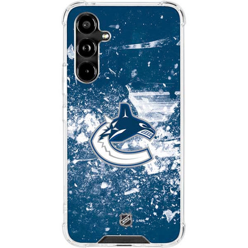 NHL Vancouver Canucks Frozen Galaxy A54 5G Clear Case