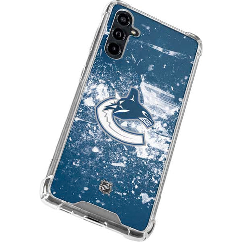 NHL Vancouver Canucks Frozen Galaxy A54 5G Clear Case