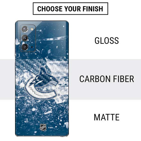 NHL Vancouver Canucks Frozen Galaxy Note20 5G Skin