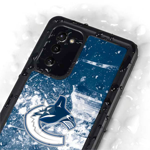 NHL Vancouver Canucks Frozen Galaxy Note20 5G Waterproof Case