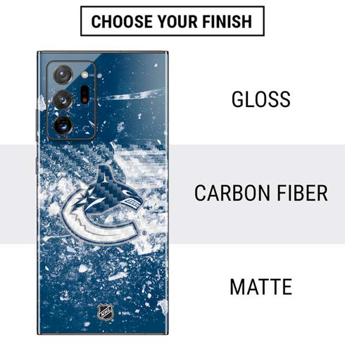 NHL Vancouver Canucks Frozen Galaxy Note20 Ultra 5G Skin