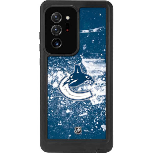 NHL Vancouver Canucks Frozen Galaxy Note20 Ultra 5G Waterproof Case