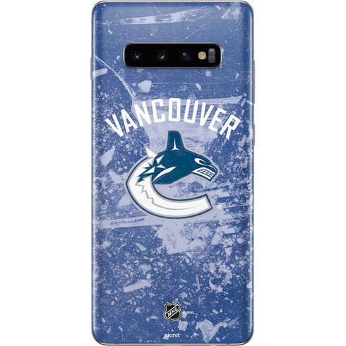 NHL Vancouver Canucks Frozen Galaxy S10 Plus Skin
