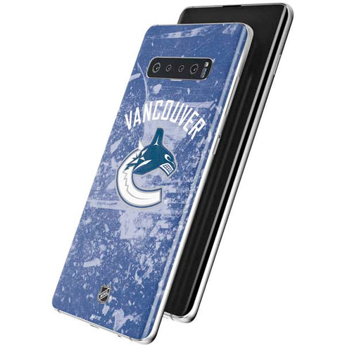 NHL Vancouver Canucks Frozen Galaxy S10 Plus Skin