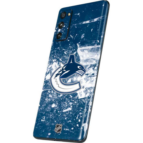 NHL Vancouver Canucks Frozen Galaxy S20 Fan Edition Skin