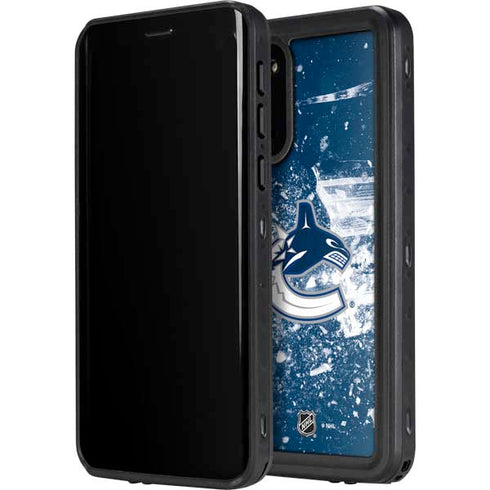 NHL Vancouver Canucks Frozen Galaxy S20 Plus Waterproof Case