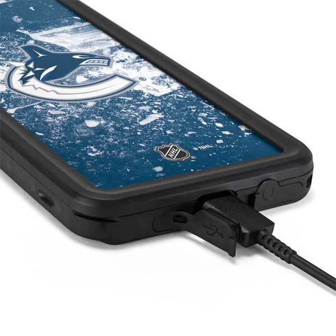 NHL Vancouver Canucks Frozen Galaxy S20 Plus Waterproof Case