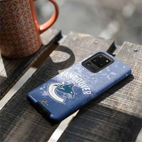 NHL Vancouver Canucks Frozen Galaxy S20 Ultra 5G Pro Case