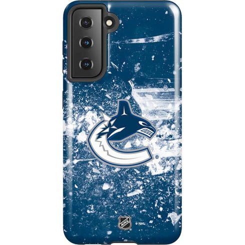 NHL Vancouver Canucks Frozen Galaxy S21 5G Pro Case