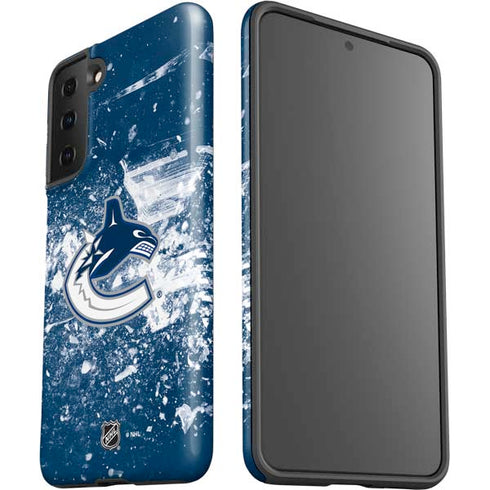 NHL Vancouver Canucks Frozen Galaxy S21 FE Pro Case