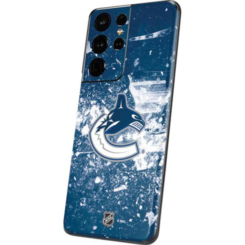 NHL Vancouver Canucks Frozen Galaxy S21 Ultra 5G Skin