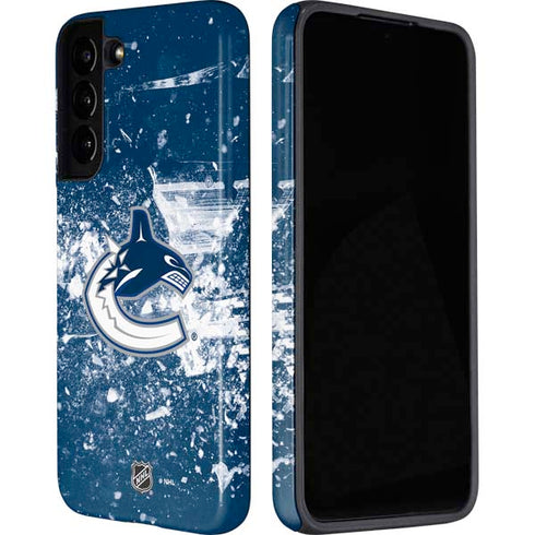 NHL Vancouver Canucks Frozen Galaxy S22 Plus Pro Case