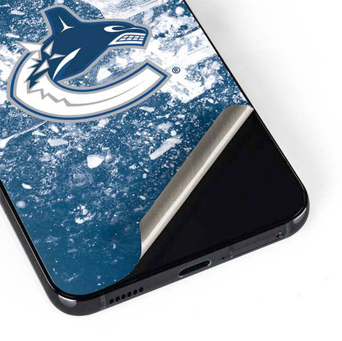 NHL Vancouver Canucks Frozen Galaxy S22 Plus Skin
