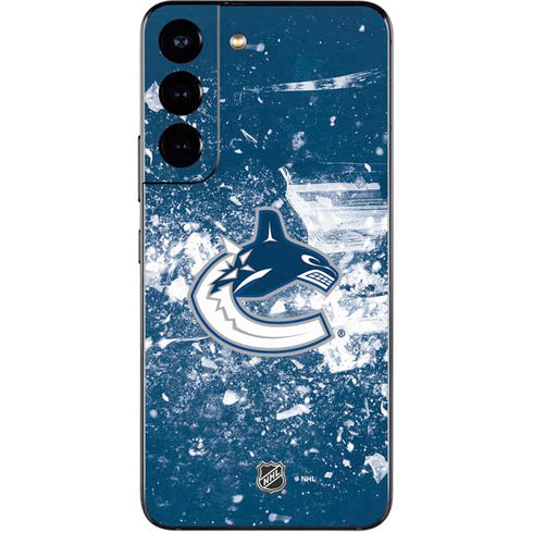 NHL Vancouver Canucks Frozen Galaxy S22 Skin
