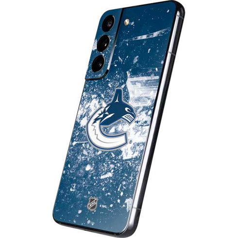 NHL Vancouver Canucks Frozen Galaxy S22 Skin
