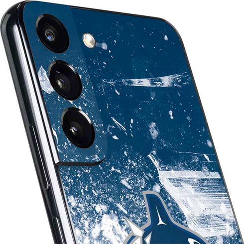 NHL Vancouver Canucks Frozen Galaxy S22 Skin