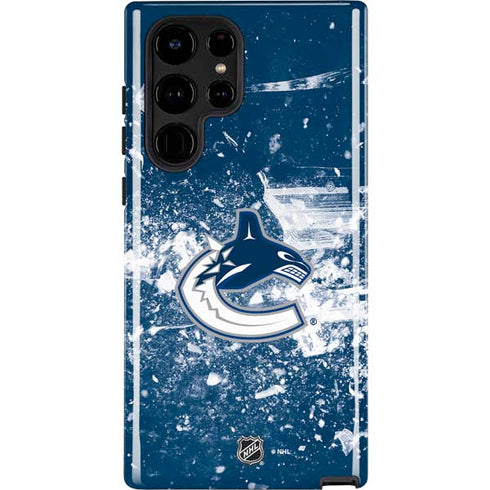 NHL Vancouver Canucks Frozen Galaxy S22 Ultra Pro Case