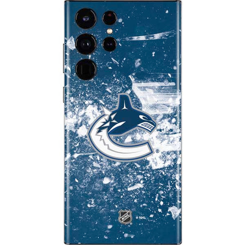 NHL Vancouver Canucks Frozen Galaxy S22 Ultra Skin
