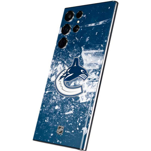 NHL Vancouver Canucks Frozen Galaxy S22 Ultra Skin