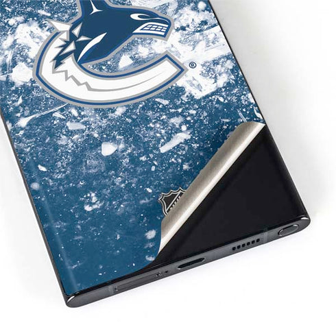 NHL Vancouver Canucks Frozen Galaxy S22 Ultra Skin