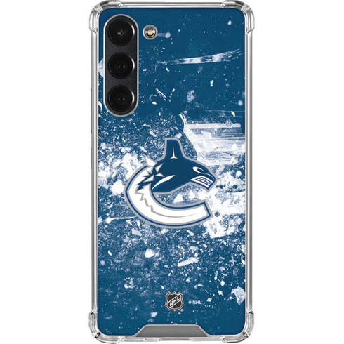 NHL Vancouver Canucks Frozen Galaxy S23 Plus Clear Case