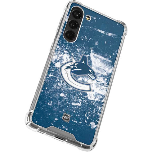 NHL Vancouver Canucks Frozen Galaxy S23 Plus Clear Case