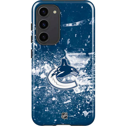 NHL Vancouver Canucks Frozen Galaxy S23 Plus Pro Case