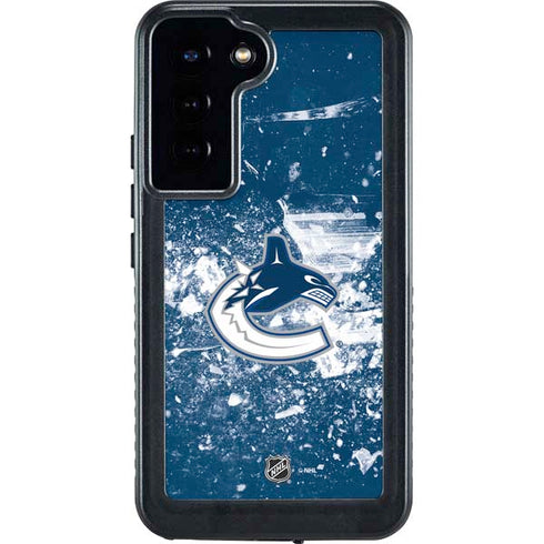 NHL Vancouver Canucks Frozen Galaxy S23 Plus Waterproof Case