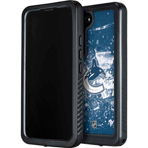 NHL Vancouver Canucks Frozen Galaxy S23 Waterproof Case