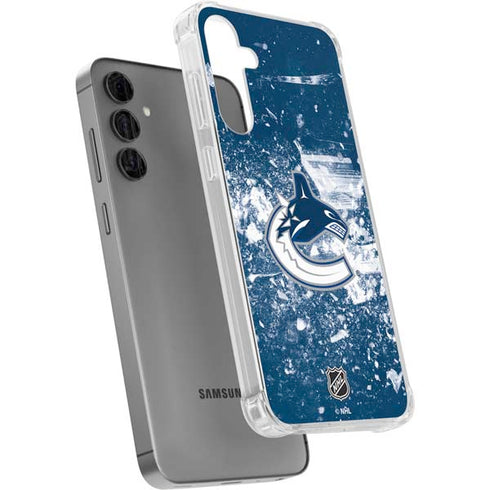 NHL Vancouver Canucks Frozen Galaxy S24 Plus Clear Case