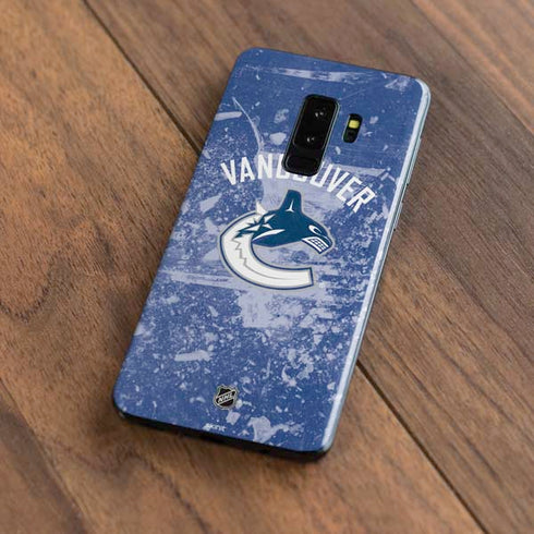 NHL Vancouver Canucks Frozen Galaxy S9 Plus Skin