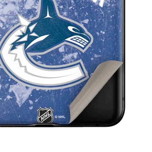 NHL Vancouver Canucks Frozen Galaxy Z Flip Skin