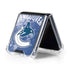 NHL Vancouver Canucks Frozen Galaxy Z Flip5 5G Clear Case