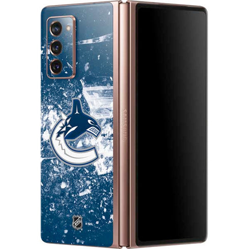 NHL Vancouver Canucks Frozen Galaxy Z Fold2 5G Skin