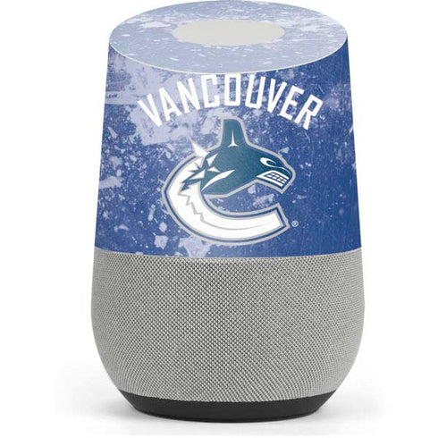 NHL Vancouver Canucks Frozen Google Home Skin