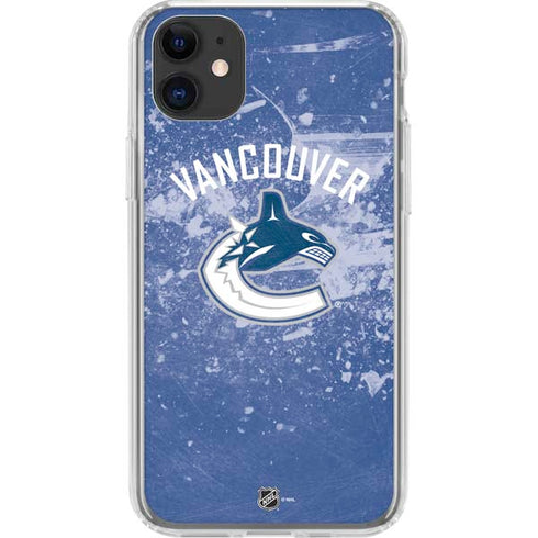 NHL Vancouver Canucks Frozen iPhone 11 Clear Case