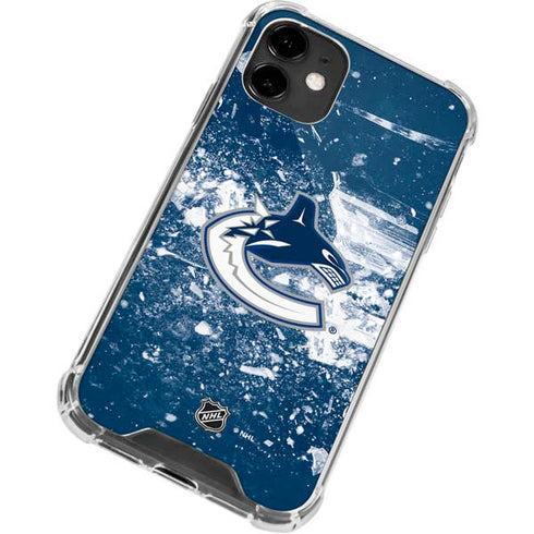 NHL Vancouver Canucks Frozen iPhone 12 Mini Clear Case