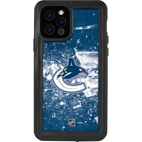 NHL Vancouver Canucks Frozen iPhone 12 Pro Waterproof Case