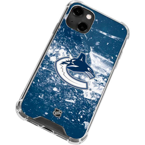 NHL Vancouver Canucks Frozen iPhone 14 Clear Case