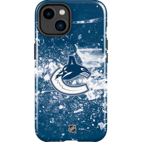 NHL Vancouver Canucks Frozen iPhone 15 Plus Impact Case