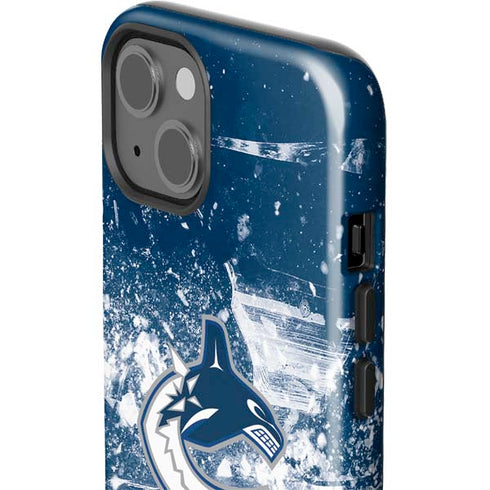 NHL Vancouver Canucks Frozen iPhone 15 Plus Impact Case