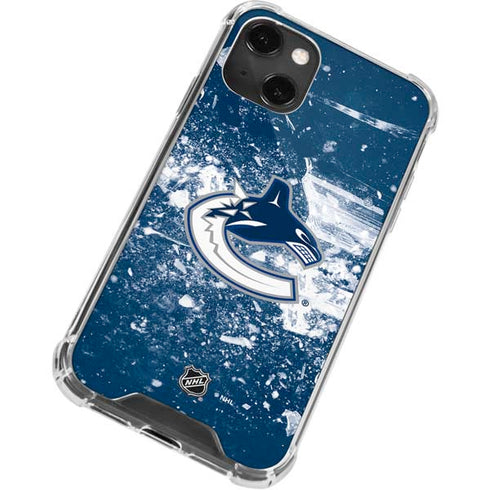 NHL Vancouver Canucks Frozen iPhone 14 Plus Clear Case