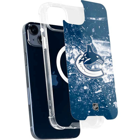NHL Vancouver Canucks Frozen iPhone 15 Plus MagSafe Case
