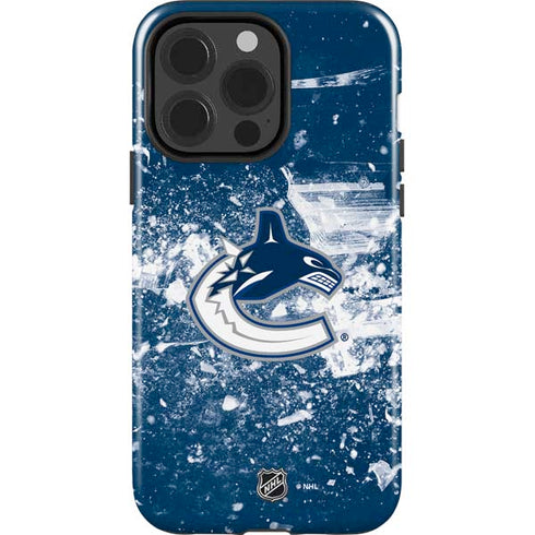 NHL Vancouver Canucks Frozen iPhone 15 Pro Impact Case